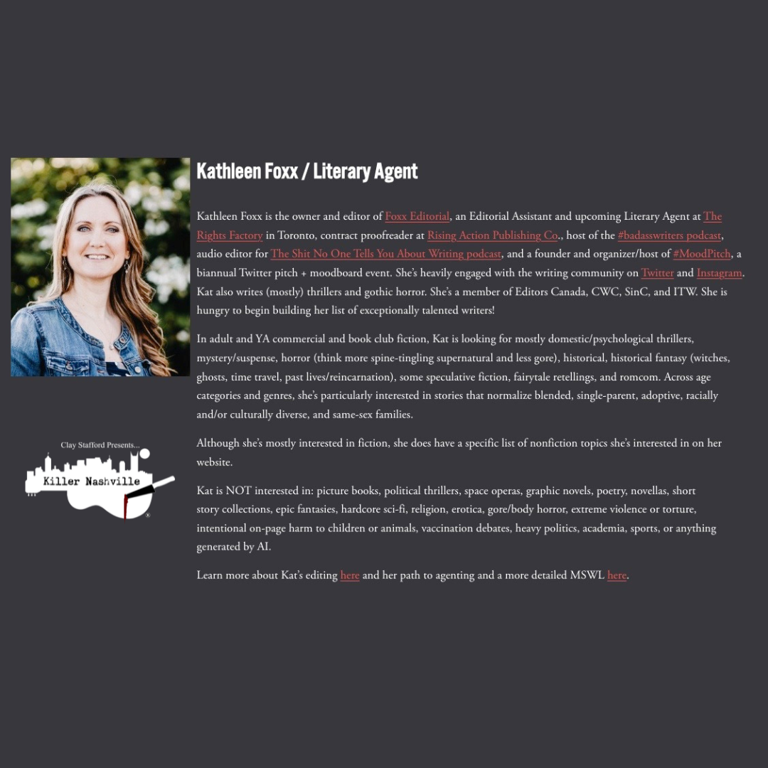 Kathleen Foxx – Literary Agent at The Rights Factory